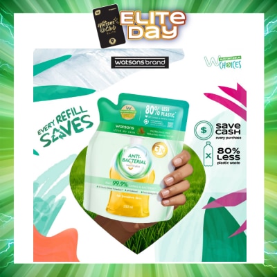 WATSONS - Anti-Bacterial Protecting Fine Foaming Hand Wash Refill Pack (For Sensitive Skin) 285ml