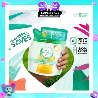 WATSONS - Anti-Bacterial Protecting Fine Foaming Hand Wash Refill Pack (For Sensitive Skin) 285ml image