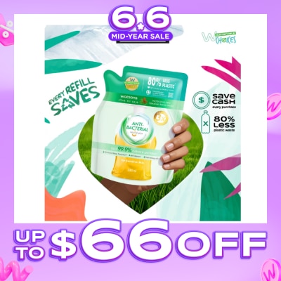 WATSONS - Anti-Bacterial Protecting Fine Foaming Hand Wash Refill Pack (For Sensitive Skin) 285ml