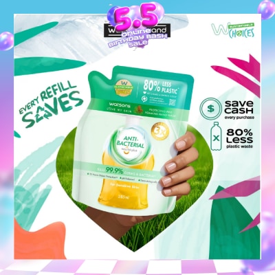 WATSONS - Anti-Bacterial Protecting Fine Foaming Hand Wash Refill Pack (For Sensitive Skin) 285ml