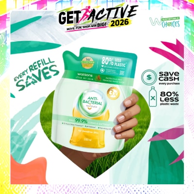 WATSONS - Anti-Bacterial Protecting Fine Foaming Hand Wash Refill Pack (For Sensitive Skin) 285ml image