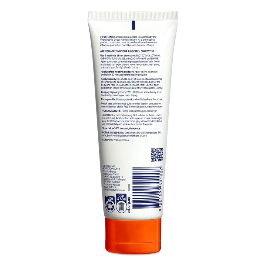 Everyday Value Sunscreen SPF50+ UVA/UVB (Free Paraben & Suitable For Sensitive Skin) 110ml