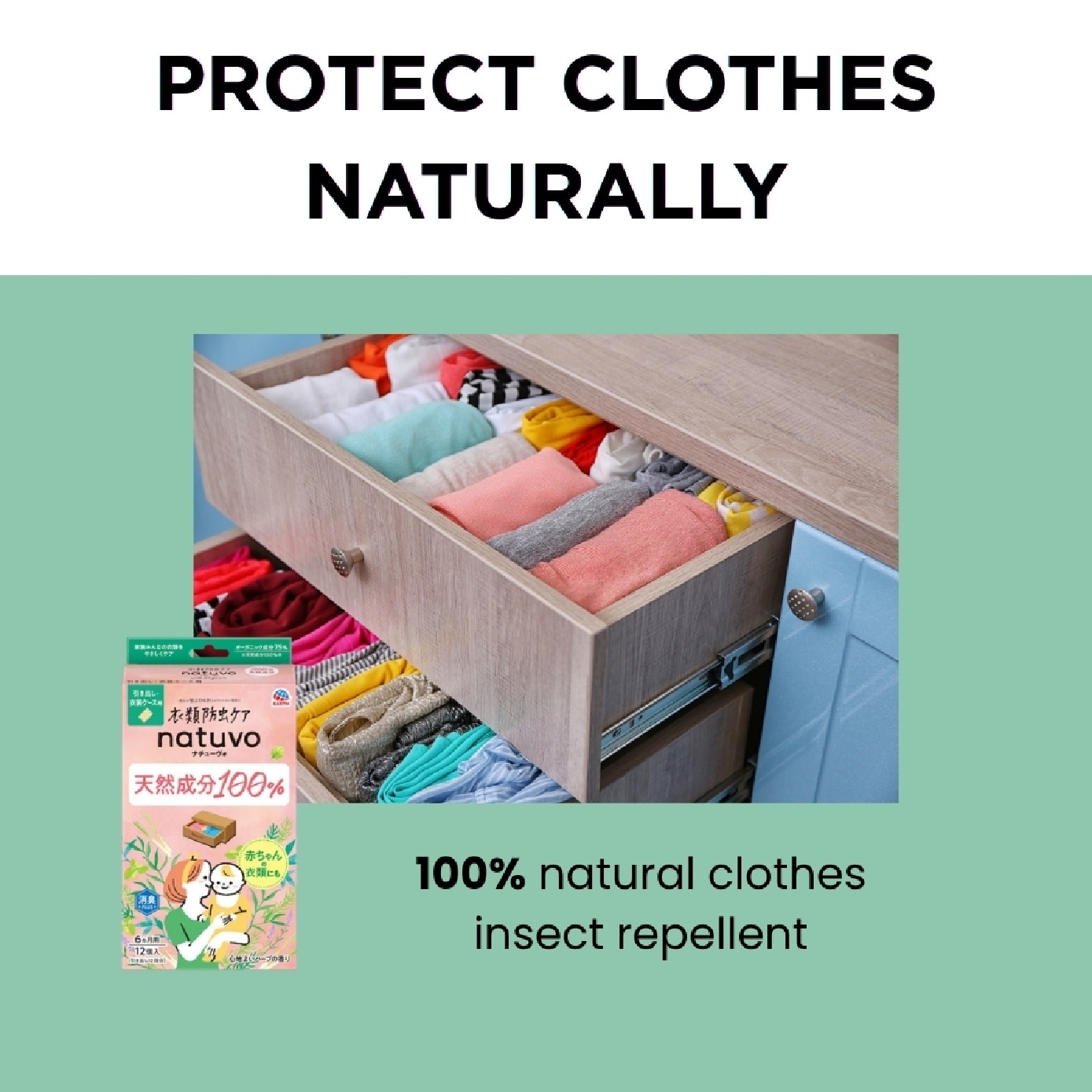 Natuvo Drawer Moth Repellent & Air Freshener 12s