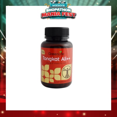 GREENLIFE - Tongkat Ali++ 60 Capsules