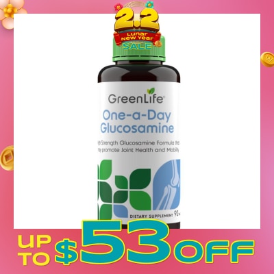 GREENLIFE One A Day Glucosamine Dietary Supplement Tablets (Promote Joint Health & Mobility) 90s