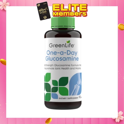 GREENLIFE One A Day Glucosamine Dietary Supplement Tablets (Promote Joint Health & Mobility) 90s