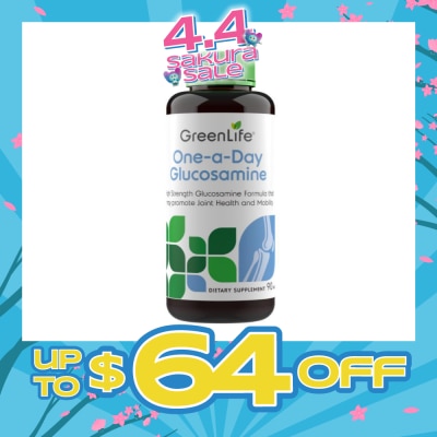 GREENLIFE - One A Day Glucosamine Dietary Supplement Tablets (Promote Joint Health & Mobility) 90s