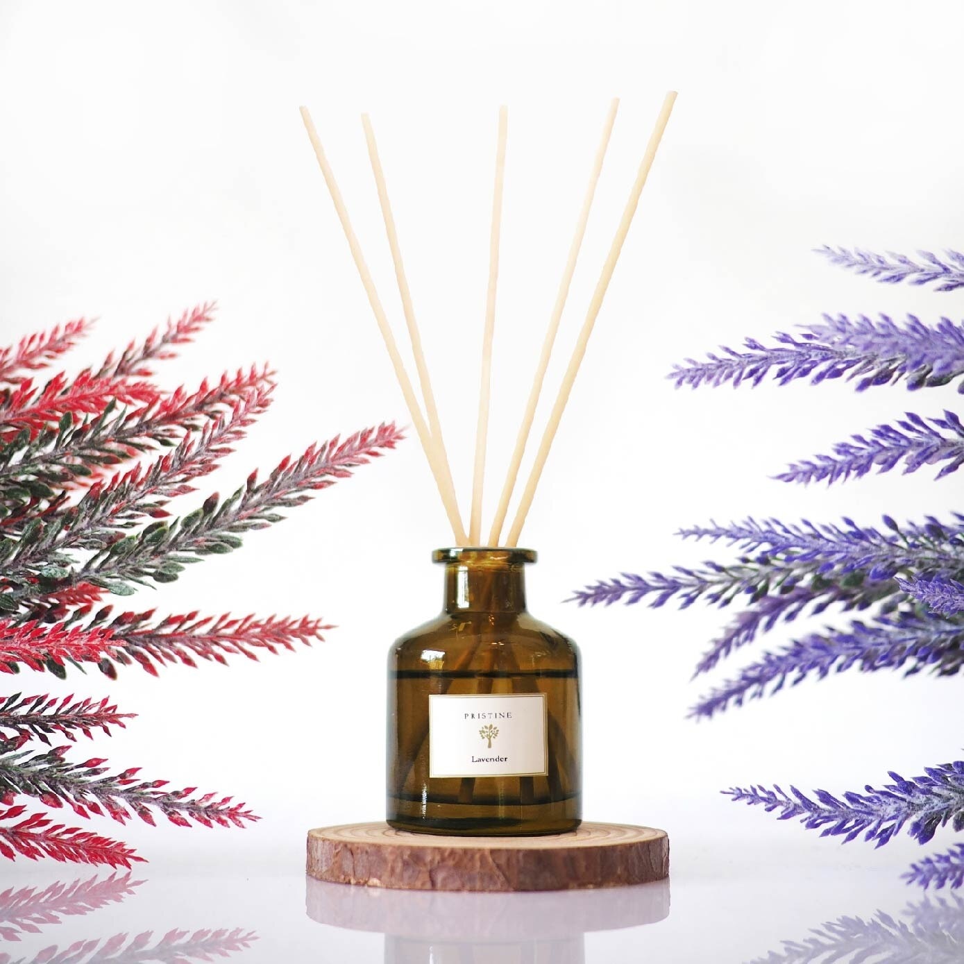 Reed Diffuser Garden Series Lavender (For Induce Sleep, Reduce Stress & Anxiety) 50ml