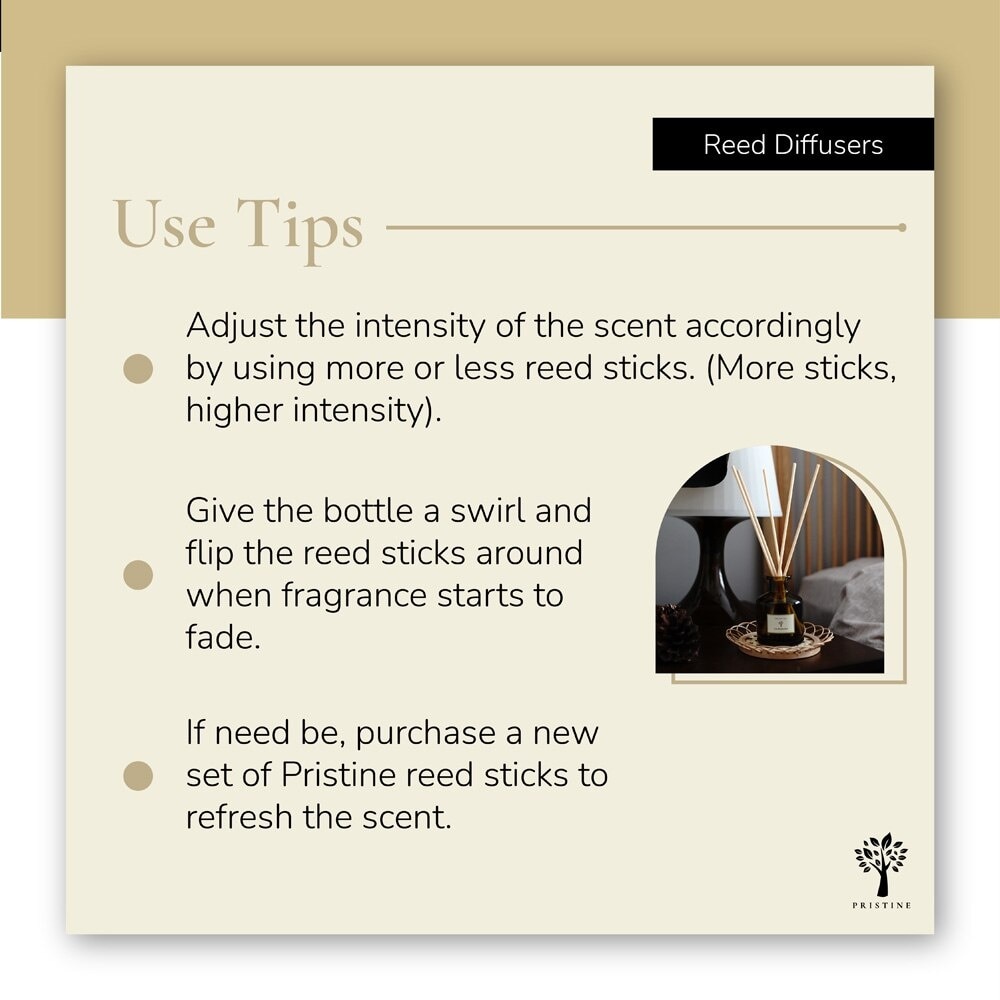 Reed Diffuser Garden Series Lily & Jasmine (For Uplifting And Alleviate Headaches) 50ml