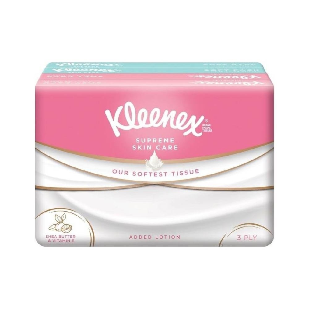 Supreme Skincare Ultra Soft 3-Ply Facial Tissues 4 x 44s