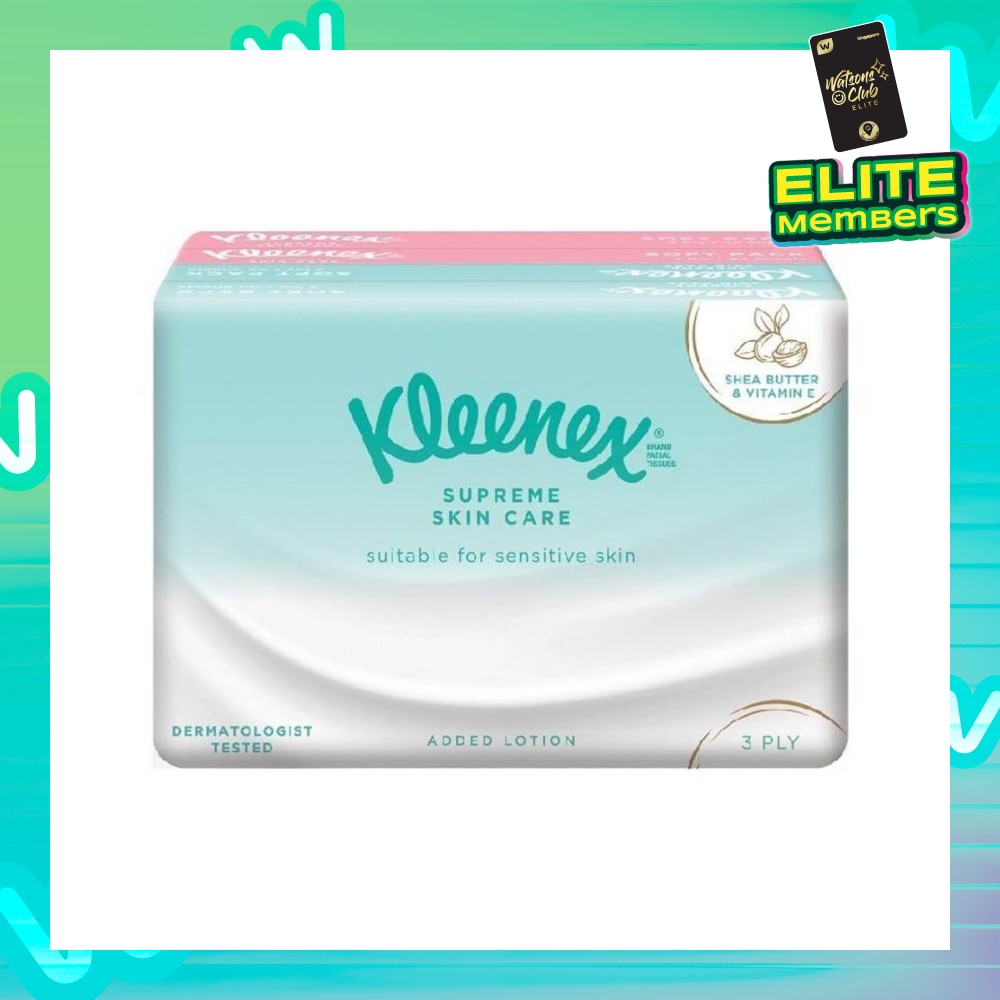 Supreme Skincare Ultra Soft 3-Ply Facial Tissues 4 x 44s