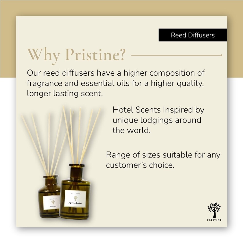 Reed Diffuser Hotel Series Scent English Country Inn (Sweet Floral Freshness) 50ml