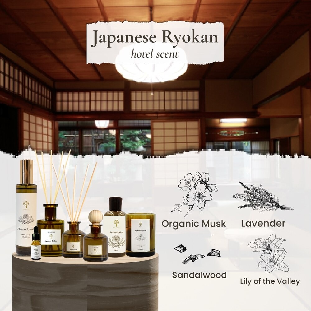 Reed Diffuser Hotel Series Scent Japanese Ryokan (Natural Hot Springs) 50ml