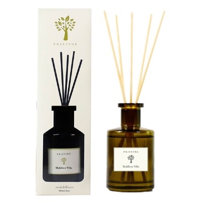 PRISTINE - Reed Diffuser Hotel Series Maldives Villa (The Ocean Breeze With Top Notes Of Floral & Ocean Blend & Citrus Freshness Of Grapefruit) 180ml