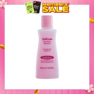 SILKYGIRL Quikclean Nail Polish Remover Extra Strength 85ml
