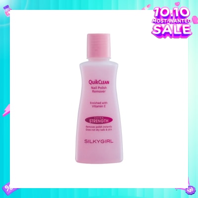 SILKYGIRL Quikclean Nail Polish Remover Extra Strength 85ml