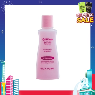 SILKYGIRL Quikclean Nail Polish Remover Extra Strength 85ml