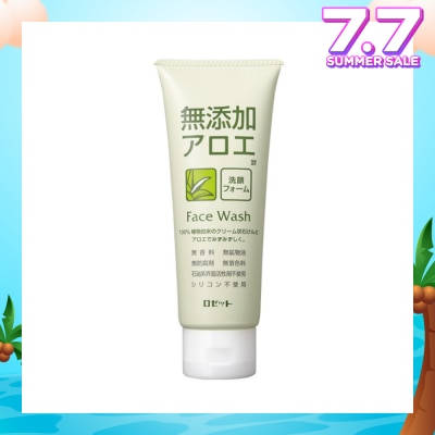 ROSETTE NoAdditive Aloe Vera Face Wash 120g