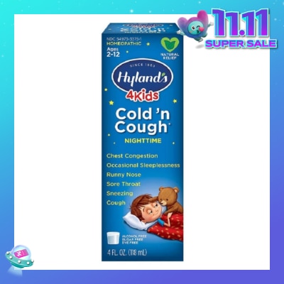 HYLAND'S 5 Kids Cold 'n Cough Night-time (Ages 2-12)  118ml