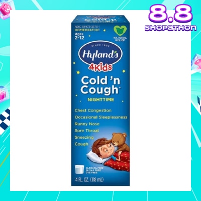 HYLAND'S 5 Kids Cold 'n Cough Night-time (Ages 2-12)  118ml