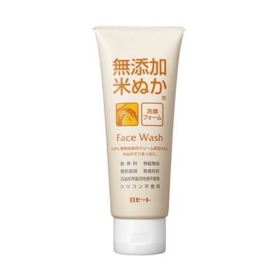 ROSETTE NoAdditive Rice Bran Face Wash 120g