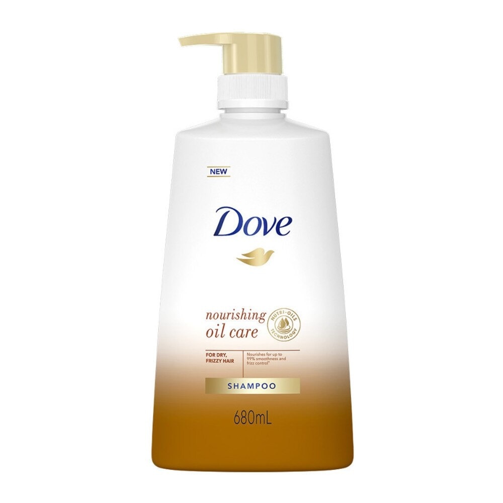 Dove Nourishing Oil Care Shampoo 680ml (For dry, frizzy hair)