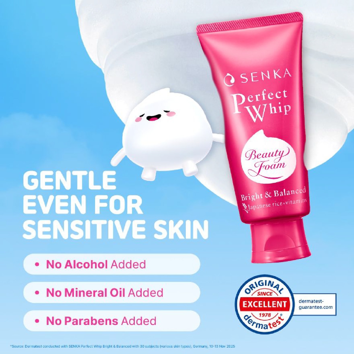 Perfect Whip Bright & Balanced Facial Cleanser 100g image