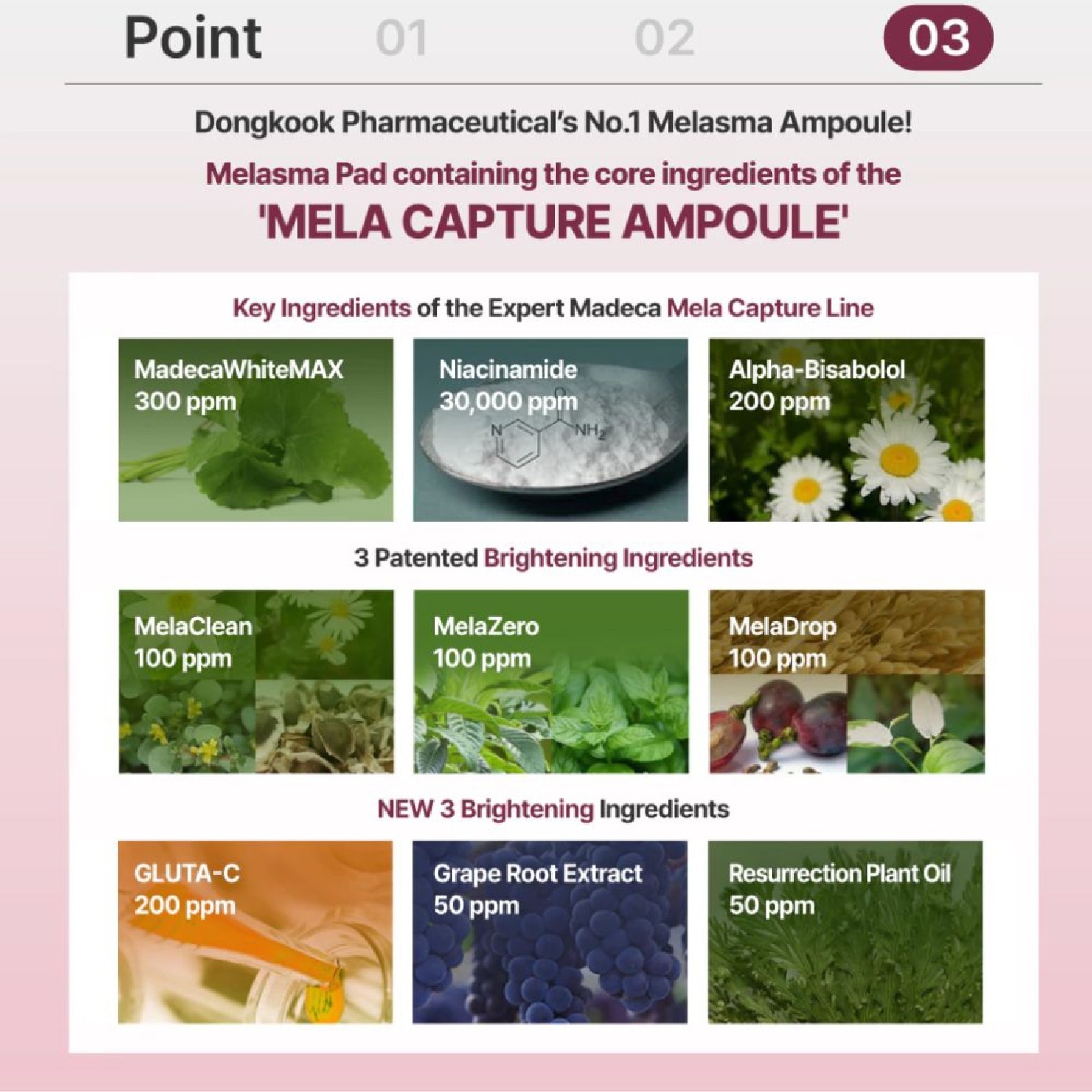 Madeca Mela Capture Ampoule Pad 60s