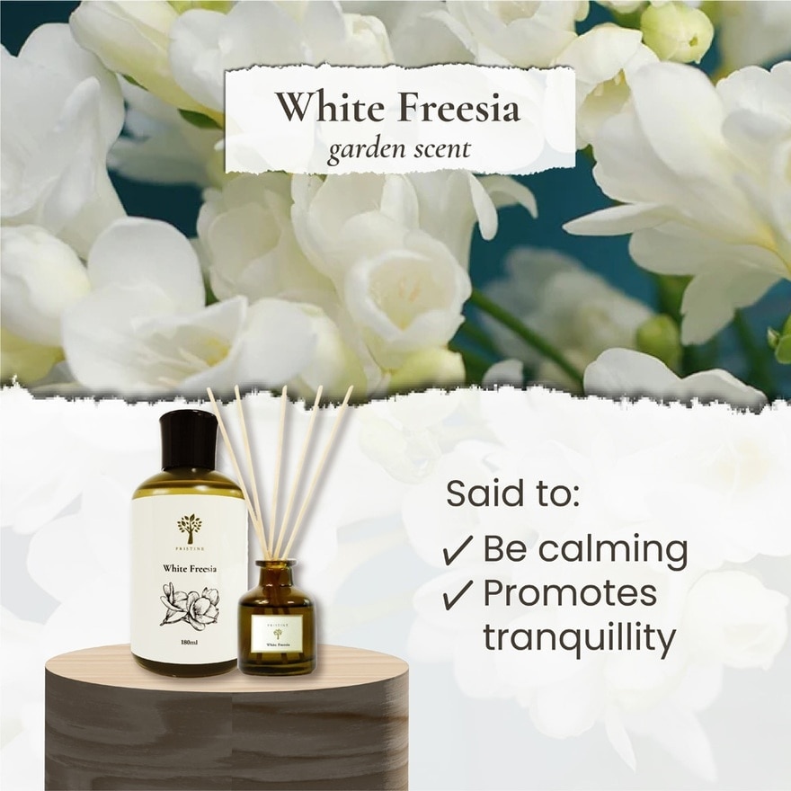 Garden Series Scent White Freesia Refill (For Calming & Promotes Tranquility) 180ml