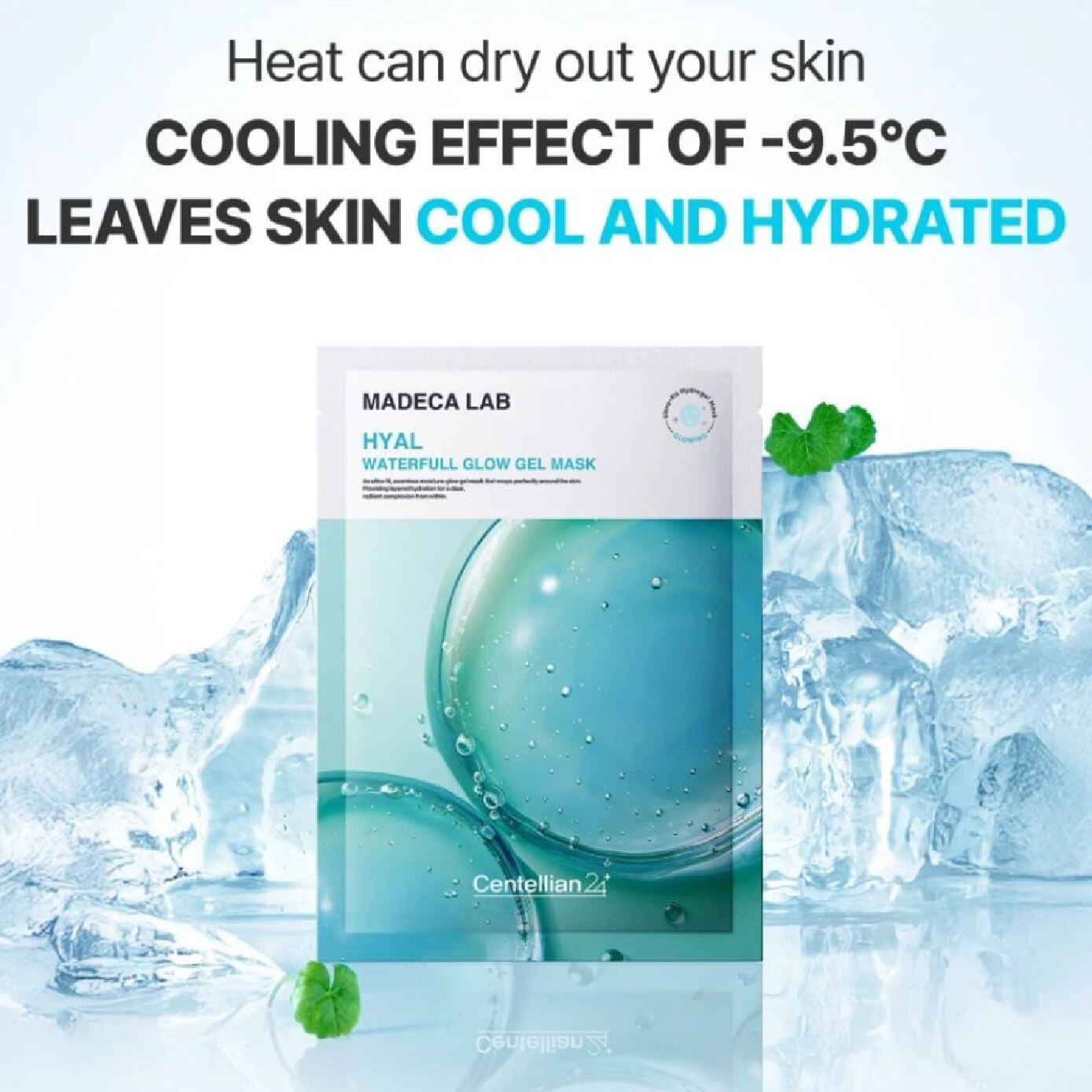 Madeca Lab Hyal Waterfull Glow Gel Mask 5s