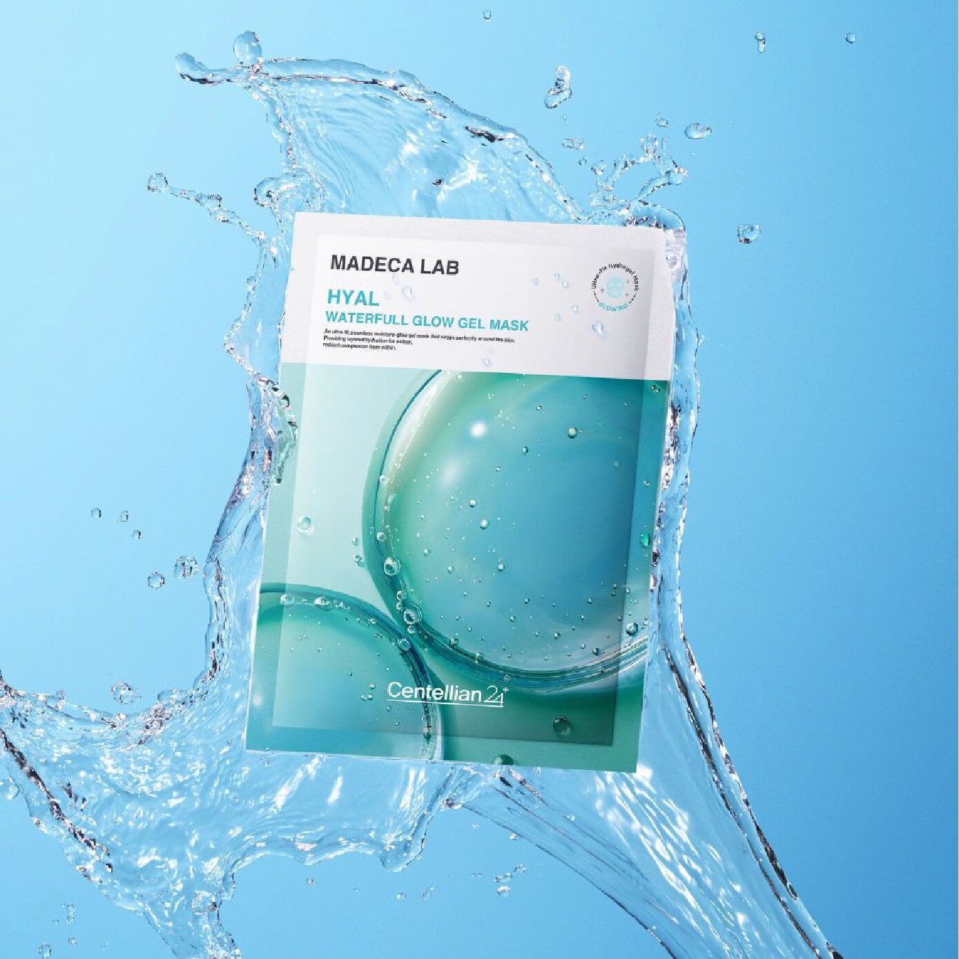 Madeca Lab Hyal Waterfull Glow Gel Mask 5s