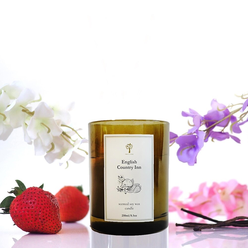 Soy Wax Candle Hotel Series Scent English Country Inn (Sweet Floral Freshness) 250g