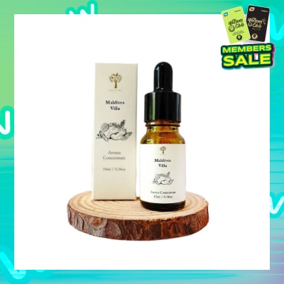 PRISTINE Aroma Concentrate Hotel Series Scent Maldives Villa (The Ocean Breeze With Top Notes Of Floral & Ocean Blend & Citrus Freshness Of Grapefruit) Water Soluble Extract For Electronic Diffuser 10ml