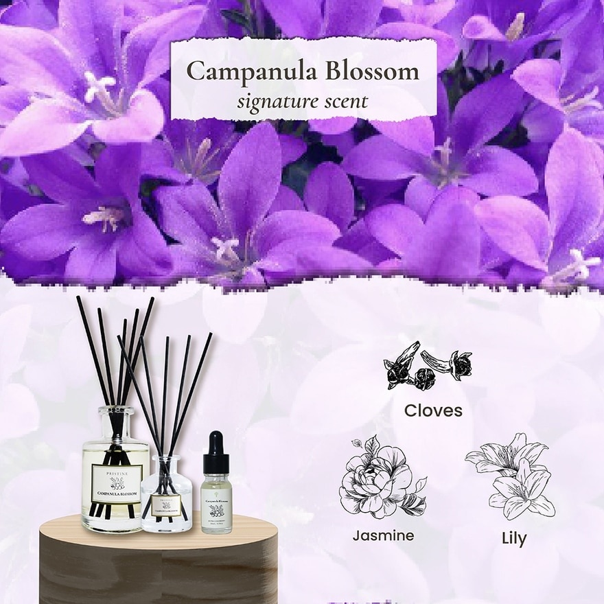 Aroma Concentrate 2nd Signature Series Campanula Blossom (Fresh & Pristine) Water Soluble Extract For Electronic Diffuser 10ml