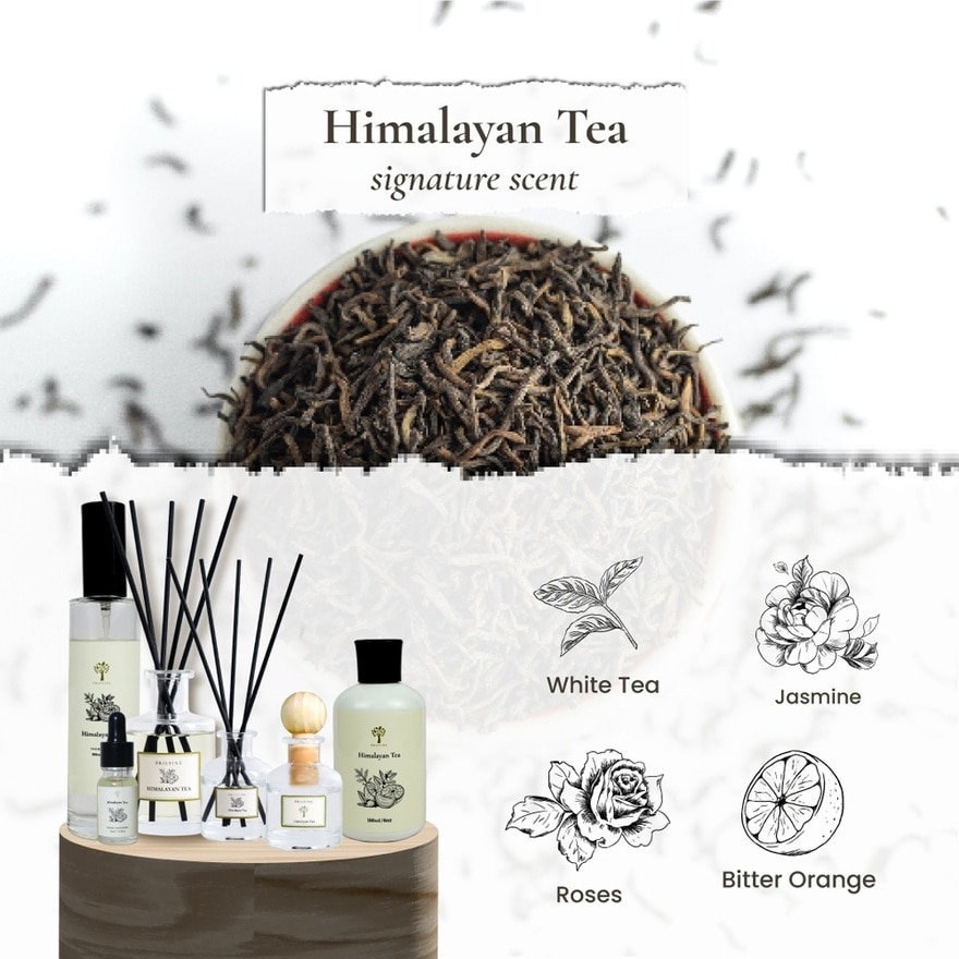 Aroma Room Spray To Fight Odors 1st Signature Series Scent Himalayan Tea (The Feelings Of Purity & Classy) 100ml