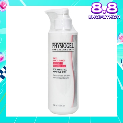 PHYSIOGEL Hypoallergenic Red Soothing Ai Gentle Foaming Gel (For Irritated & Reactive Skin) 180ml