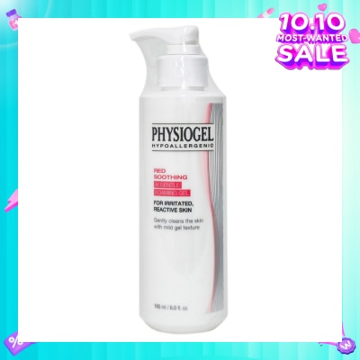 PHYSIOGEL Hypoallergenic Red Soothing Ai Gentle Foaming Gel (For Irritated & Reactive Skin) 180ml