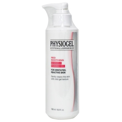 PHYSIOGEL Hypoallergenic Red Soothing Ai Gentle Foaming Gel (For Irritated & Reactive Skin) 180ml