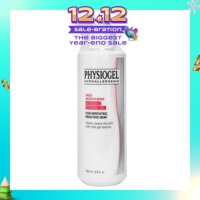 PHYSIOGEL Hypoallergenic Red Soothing Ai Gentle Foaming Gel (For Irritated & Reactive Skin) 180ml