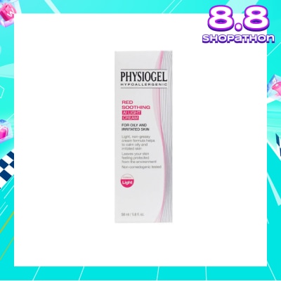 PHYSIOGEL Hypoallergenic Red Soothing AI Light Cream (For Oily & Irritated Skin) 50ml