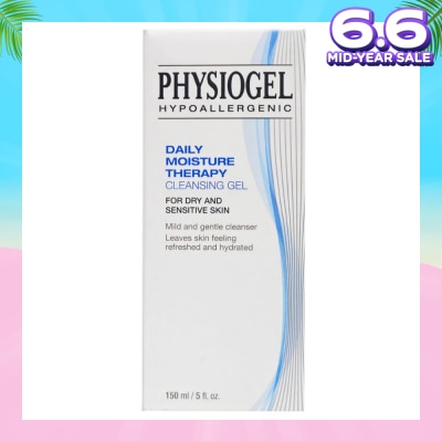 PHYSIOGEL Hypoallergenic Daily Moisture Therapy Cleansing Gel (For Dry & Sensitive Skin) 150ml