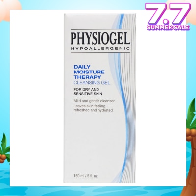 PHYSIOGEL Hypoallergenic Daily Moisture Therapy Cleansing Gel (For Dry & Sensitive Skin) 150ml