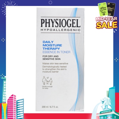PHYSIOGEL Hypoallergenic Daily Moisture Therapy Essence In Toner (For Dry & Sensitive Skin) 200ml