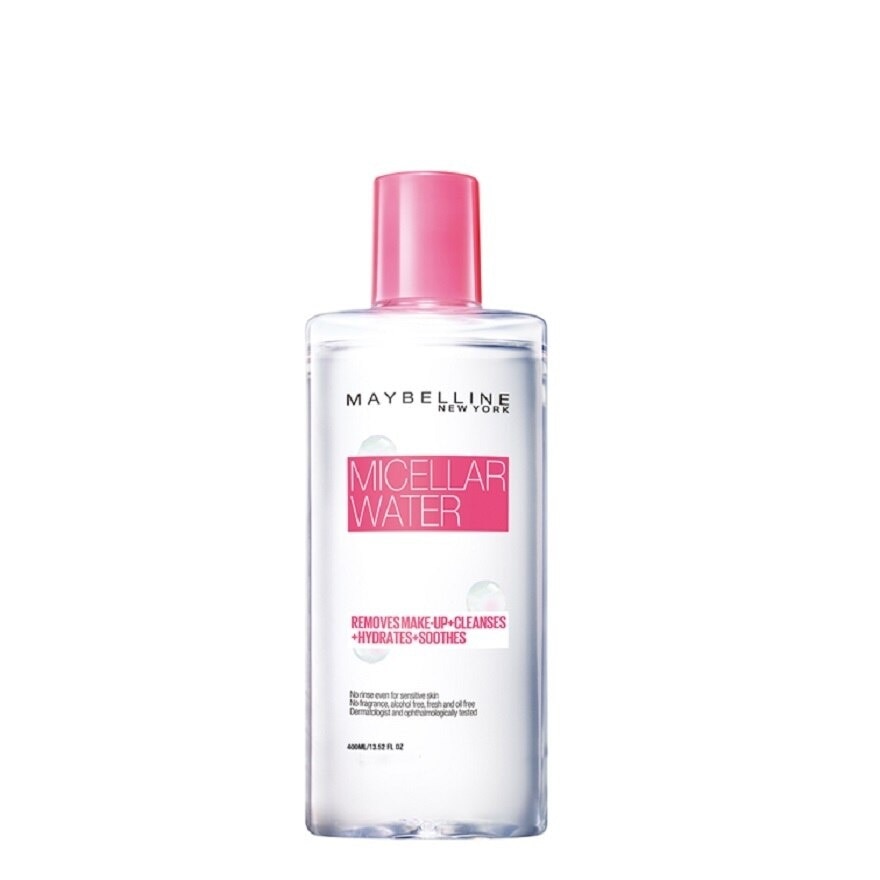 4-in-1 Micellar Water Makeup Remover and Cleanser Pink 400ml