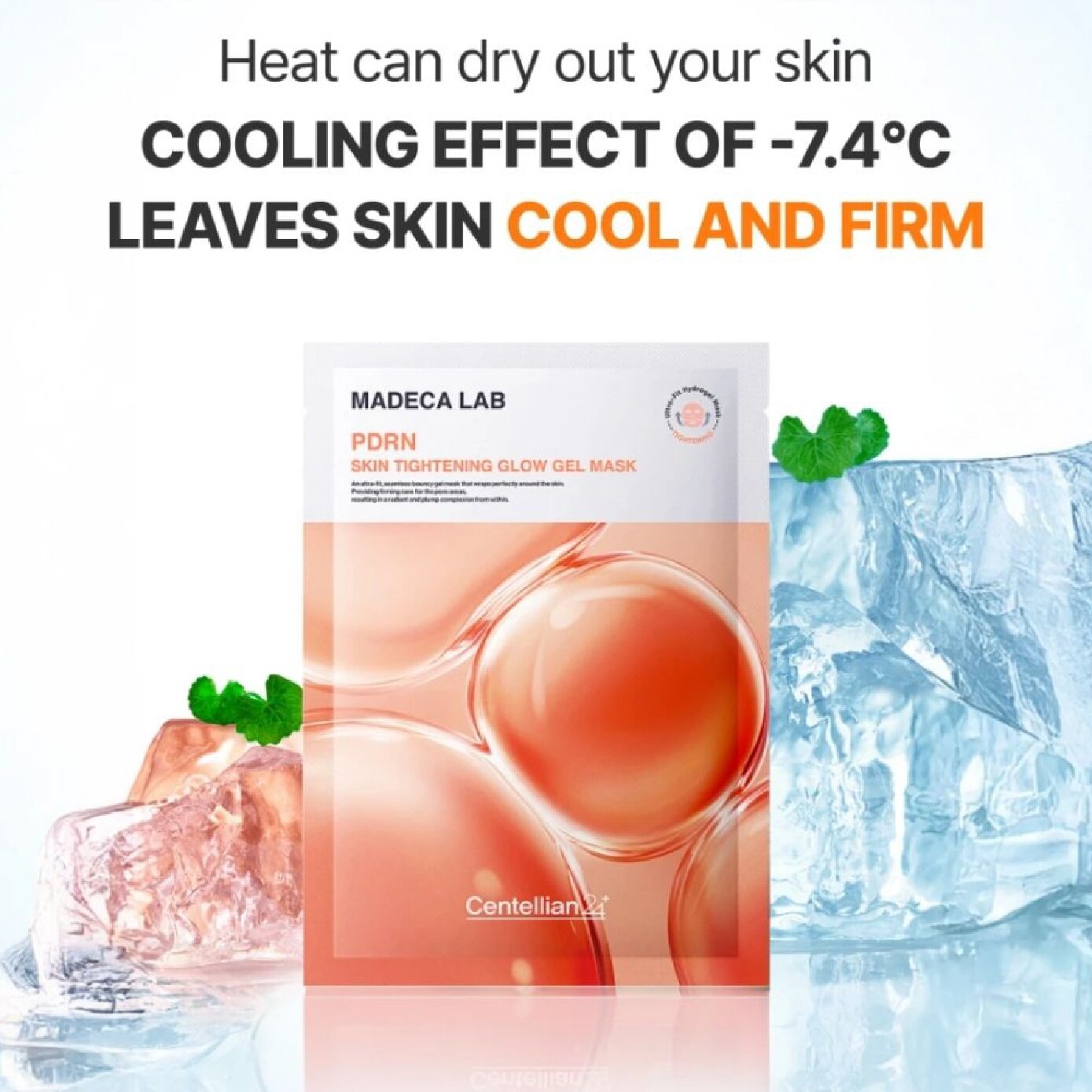 Madeca Lab PDRN Skin Tightening Glow Gel Mask 5s