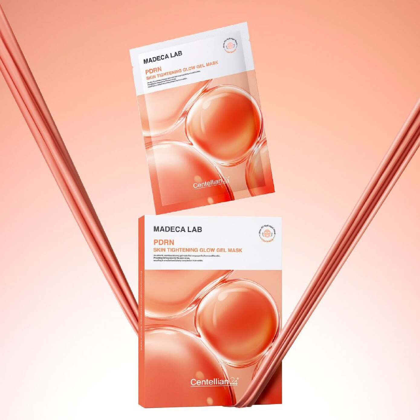 Madeca Lab PDRN Skin Tightening Glow Gel Mask 5s