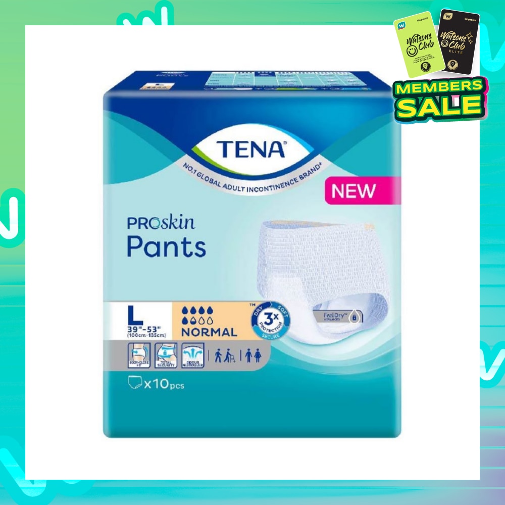 TENA Pants Normal Adult Diaper Size L 10s