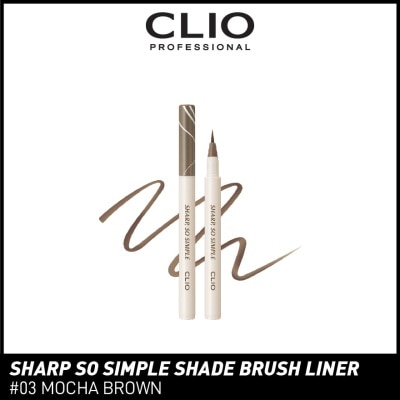 CLIO So Simple Shade Brush Liner 03 Mocha Brown 1s