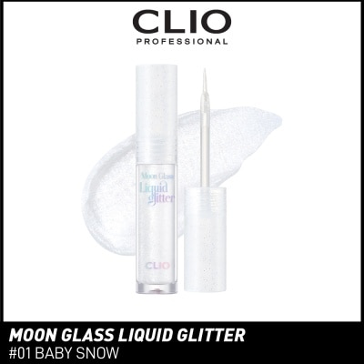CLIO - Moon Glass Liquid Glitter Sweet Cloud 01 Baby Snow 3.5g