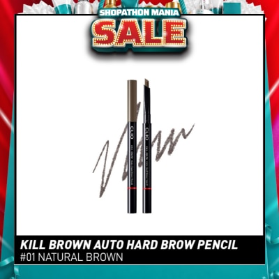 CLIO - Kill Brown Auto Hard Brow Pencil 01 Natural Brown 1s